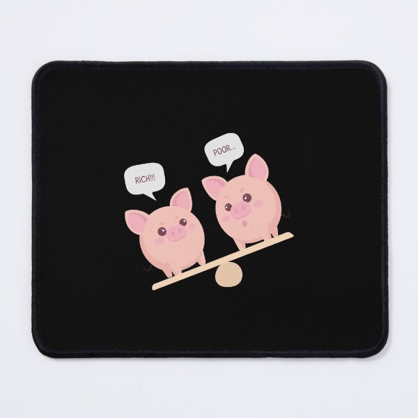 Item preview, Piggy Pig see saw rich or poor designed and sold by RunSumErrands.
