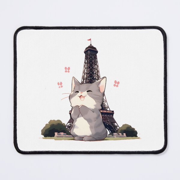 Item preview, Eiffel Tower cat designed and sold by meme-cat.