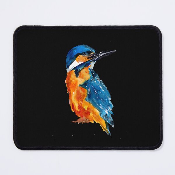 Item preview, Watercolor Kingfisher Bird designed and sold by HaroldPrichard.