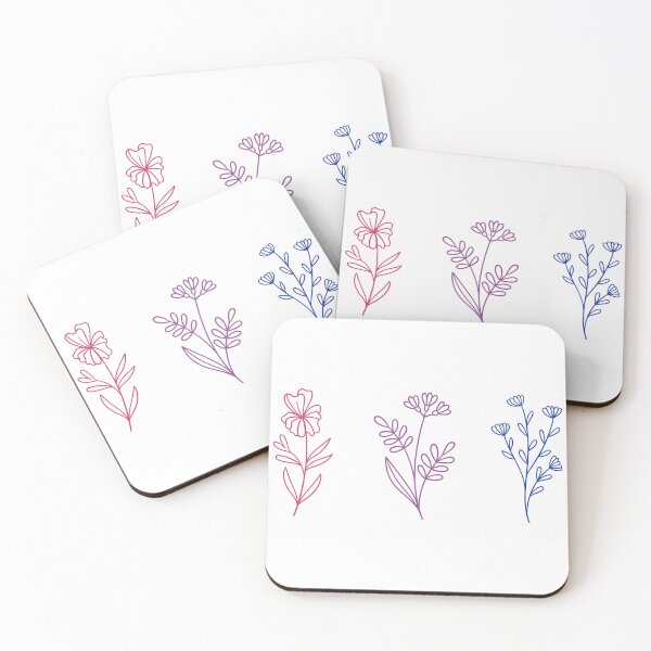 Item preview, Pink, Purple, Blue Flowers designed and sold by bcdesignstudio.
