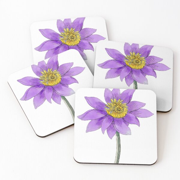 Item preview, Vintage Violet Lotus Flower designed and sold by excelente.