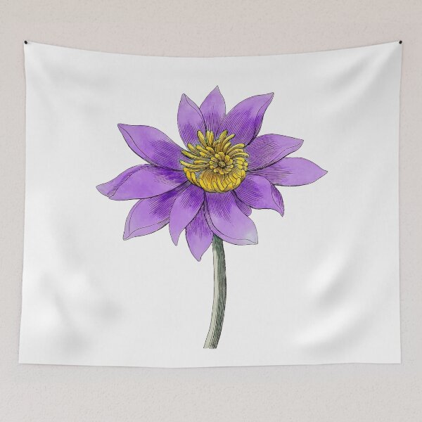 Item preview, Vintage Violet Lotus Flower designed and sold by excelente.
