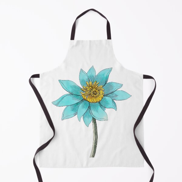 Item preview, Vintage Cyan Lotus Flower designed and sold by excelente.