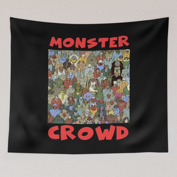 Item preview, Monster Crowd designed and sold by GhostfighterFan.