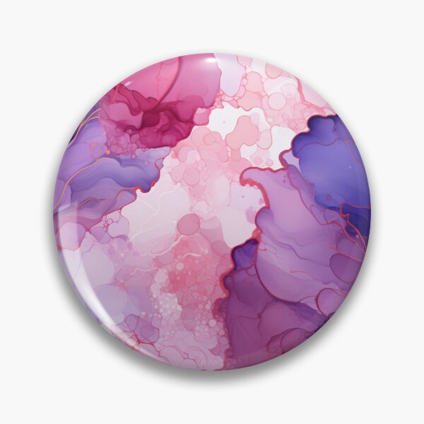 Item preview, Purple and pink alcohol ink style pattern cute design designed and sold by HandCraftedArt.