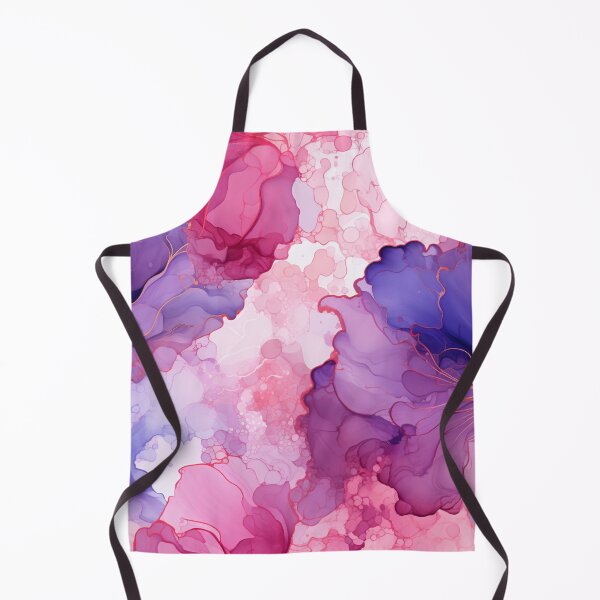 Item preview, Purple and pink alcohol ink style pattern cute design designed and sold by HandCraftedArt.