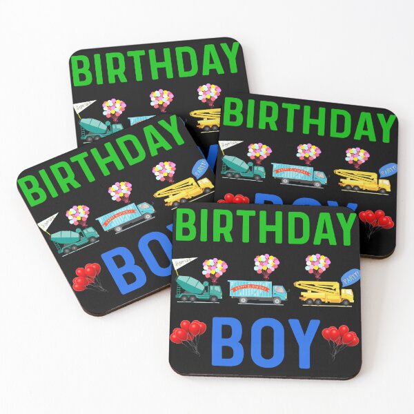 Item preview, Trucks Toddler Birthday Party Birthday Boy Mix Trucks designed and sold by farhanhafeez.