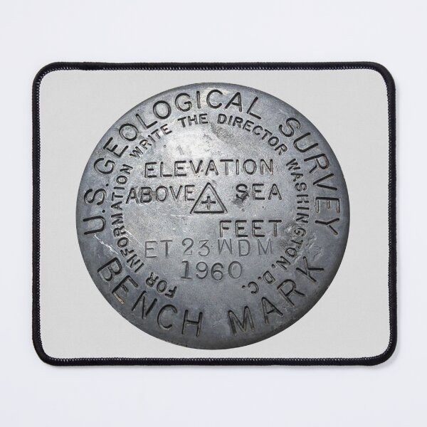 Item preview, U.S. Geological Survey Bench Mark designed and sold by Lil-Bit-Batty.