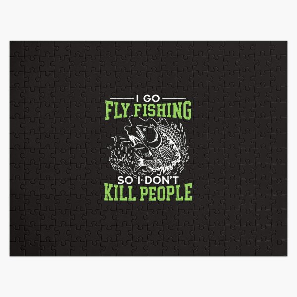 Deep Sea Boat Ice Fisherman Fishing Lovers Fly Fishing Jigsaw Puzzle