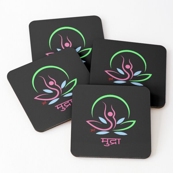 Item preview, Mudra (Gestures - Poses) - Yoga Words (dark) / RoYuMi designed and sold by royumi.