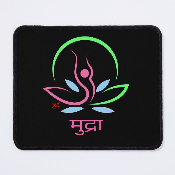 Item preview, Mudra (Gestures - Poses) - Yoga Words (dark) / RoYuMi designed and sold by royumi.