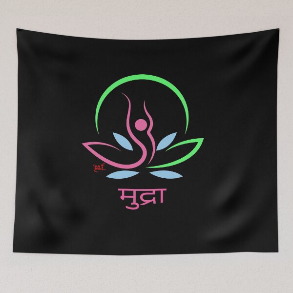 Item preview, Mudra (Gestures - Poses) - Yoga Words (dark) / RoYuMi designed and sold by royumi.