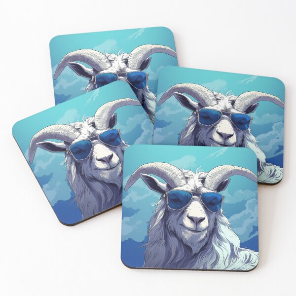 Item preview, Beautiful Animal - Goat Wearing Sunglasses designed and sold by NancyDren.