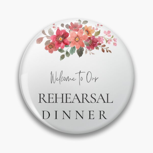 Item preview, Red Floral Boho Rehearsal Dinner Typography designed and sold by indepthdesigns.