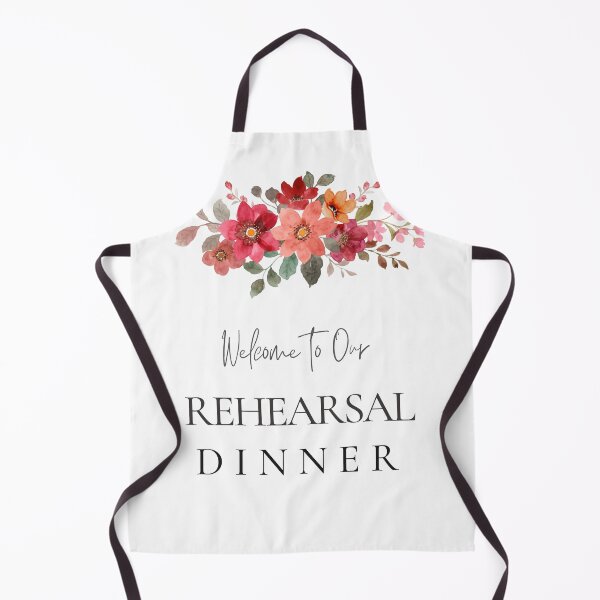Item preview, Red Floral Boho Rehearsal Dinner Typography designed and sold by indepthdesigns.