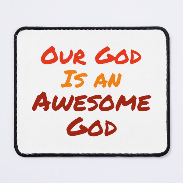 Item preview, Awesome God, Red designed and sold by Miles-and-Daisy.