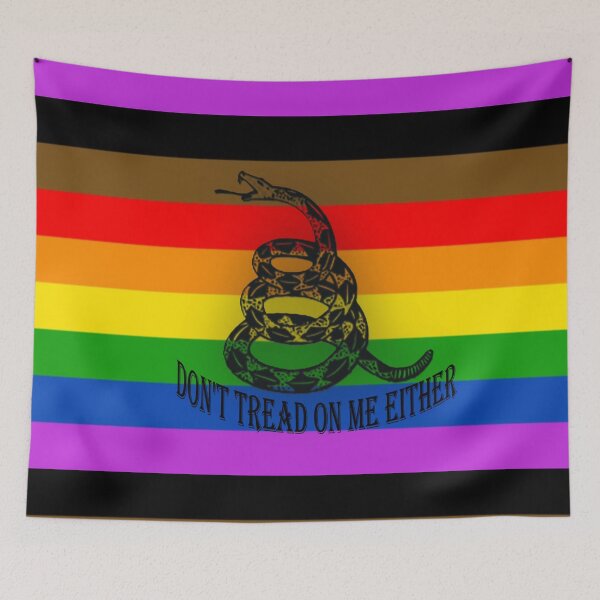 Item preview, Pride Don't Tread On Me Either designed and sold by DodgeyDesigns.