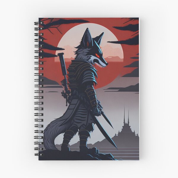 Item preview, samurai wolf with armor designed and sold by Gisely Bispo.