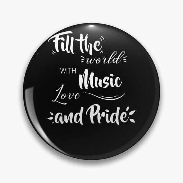 Item preview, Fill the world with music love and pride- Hamiltion musical quote designed and sold by haisuckhoee.