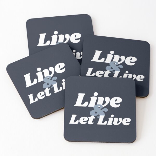 Item preview, Live and Let Live designed and sold by SoberTeeCo.