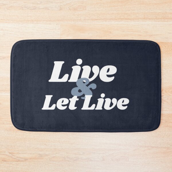 Item preview, Live and Let Live designed and sold by SoberTeeCo.