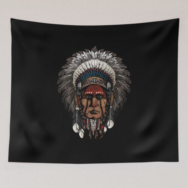 Item preview, Chief american indian warrior designed and sold by TirrellColister.