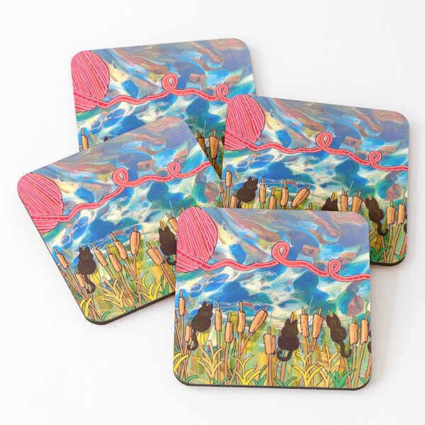 Item preview, Cattails in Spring designed and sold by artbycassia.
