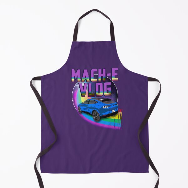 Item preview, Mach-E Vlog Rides the Rainbow Galaxy in Grabber Blue designed and sold by zealology.