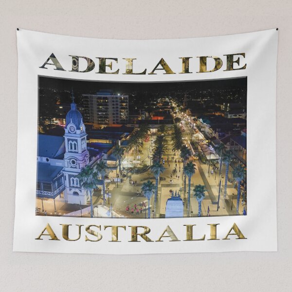 Item preview, Glenelg Night, Adelaide Australia designed and sold by Ray's Photos & Art.