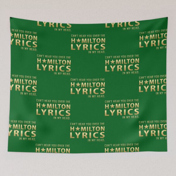 Item preview, Can_t hear you over the Hamilton lyrics in my head designed and sold by haisuckhoee.
