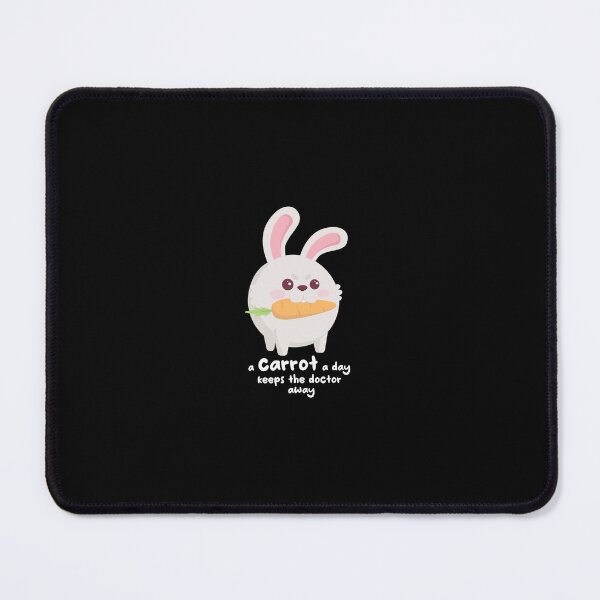 Item preview, Bunny Rabbit eats a carrot a day to keep the doctor away designed and sold by RunSumErrands.