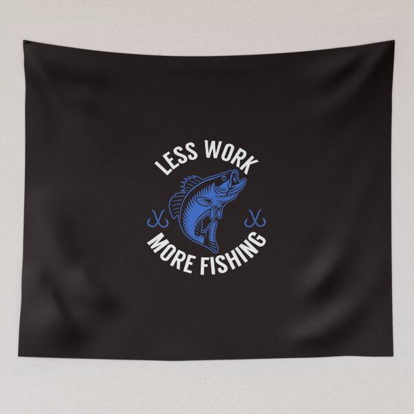 Item preview, Fishing Lover Funny Fisher Less Work More Fishing Fisher designed and sold by NandiniBose.