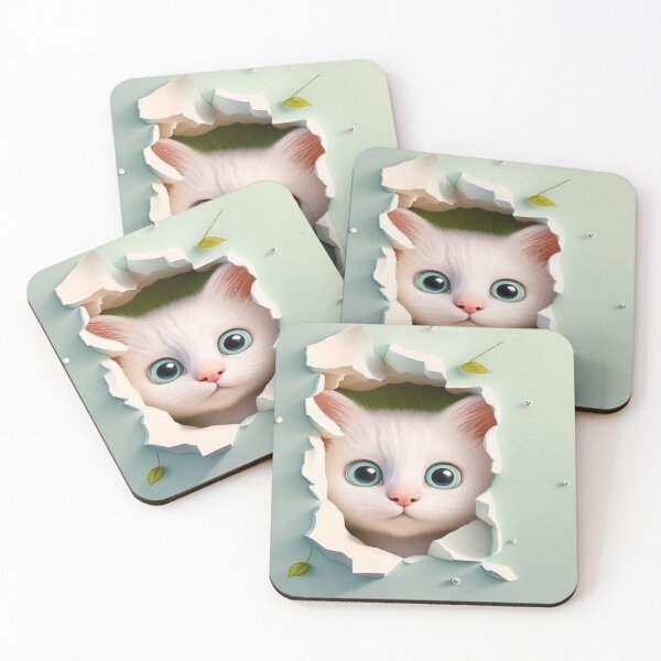 Item preview, Shy cat designed and sold by Streanin.