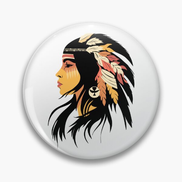 Item preview, Native American beautiful woman designed and sold by TirrellColister.