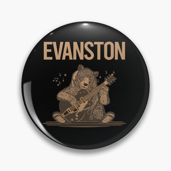 Item preview, Bear With Guitar Evanston designed and sold by mittellerm-an.