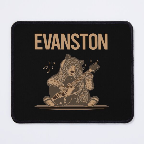 Item preview, Bear With Guitar Evanston designed and sold by mittellerm-an.