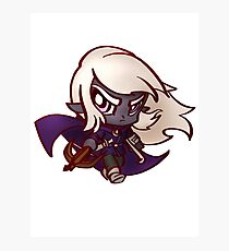 Chibi Dark Elf Photographic Print