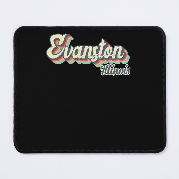 Item preview, Evanston City Illinois Retro Vintage 70s rainbow designed and sold by mittellerm-an.