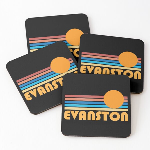 Item preview, Evanston Retro Sunset Logo designed and sold by mittellerm-an.