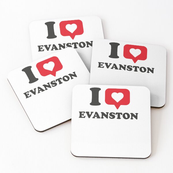 Item preview, I Love Evanston, I Heart Evanston, Hometown Evanston, Illinois designed and sold by mittellerm-an.