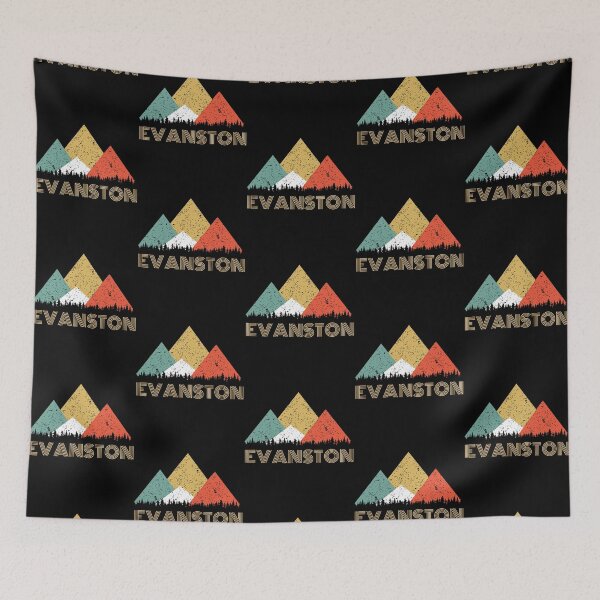 Item preview, Retro City of Evanston Mountain designed and sold by mittellerm-an.