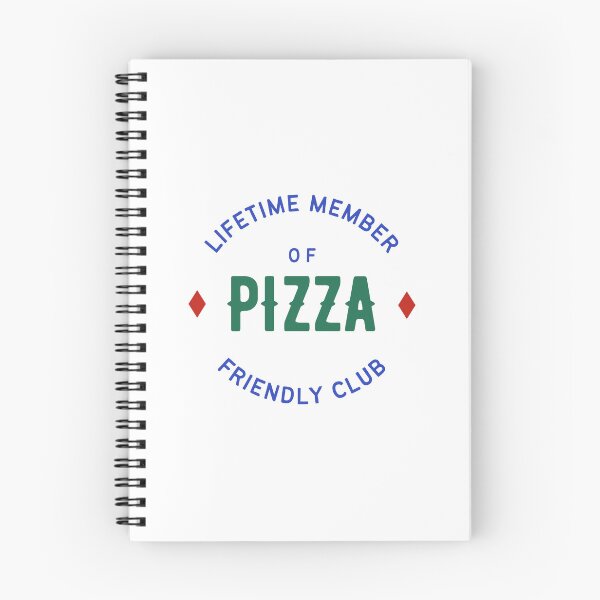 Item preview, Lifetime Member of Pizza Friendly Club designed and sold by WhitepaperStyle.