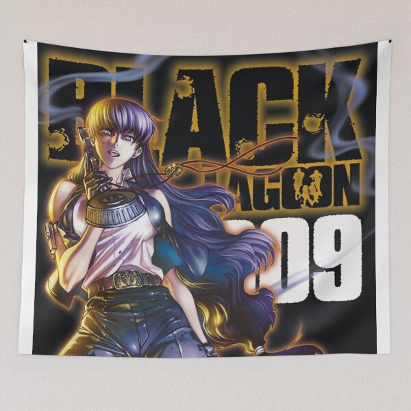 Item preview, Black lagoon anime poster designed and sold by samjonmuno.