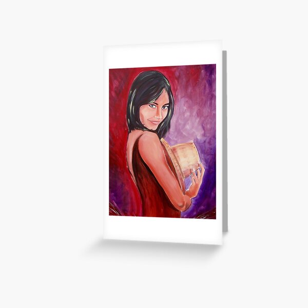 Pretty Girl Greeting Card
