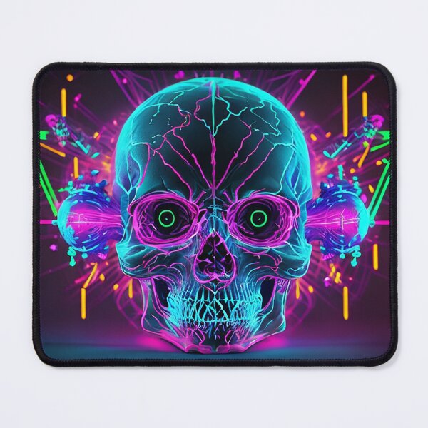 Artikelvorschau, Neon Skull Face! entworfen und verkauft von seunghus.