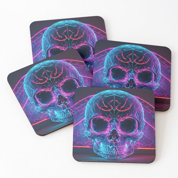 Artikelvorschau, Neon Skull Face! entworfen und verkauft von seunghus.