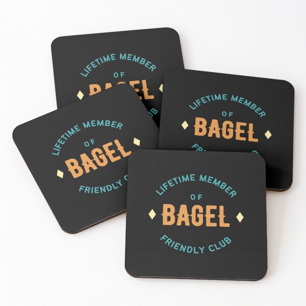 Item preview, Lifetime Member of Bagel Friendly Club designed and sold by WhitepaperStyle.