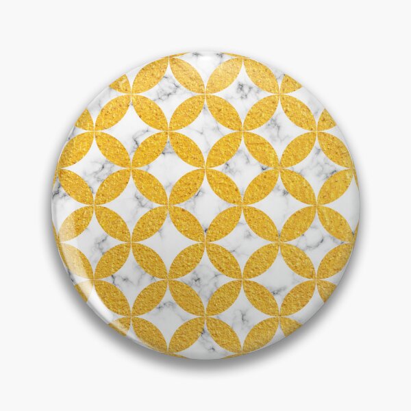 Artikelvorschau, Geometric Circle Pattern 01 - Yellow entworfen und verkauft von Studio Grafiikka.
