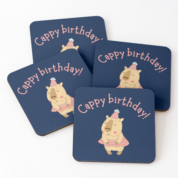 Artikelvorschau, Niedlicher rosa weißer Cappy-Geburtstag Alles Gute zum Geburtstag entworfen und verkauft von haydenpo.
