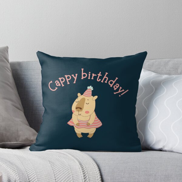 Artikelvorschau, Niedlicher rosa weißer Cappy-Geburtstag Alles Gute zum Geburtstag entworfen und verkauft von haydenpo.